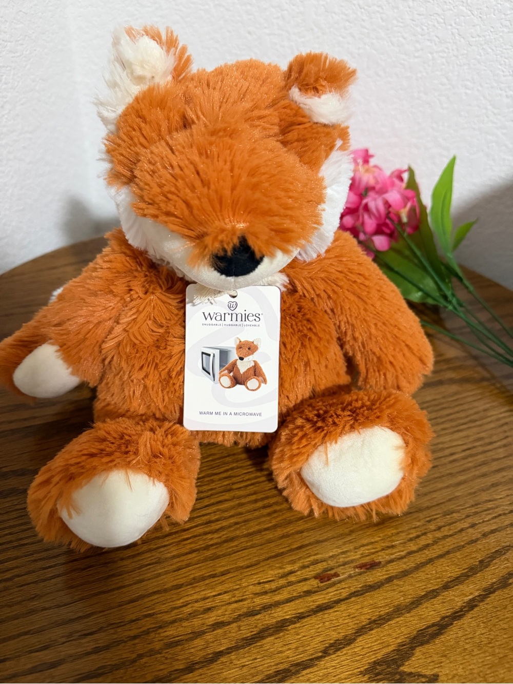 Warmies Orange Fox Plush - Microwaveable Heat Pack